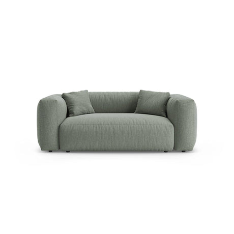 Martina 2-Sitzer Sofa aus Strukturierter Stoff in Moosgrün (Boston Water Green), 200x106 cm von Micadoni – Bild 1