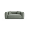 Martina 2-Sitzer Sofa aus Strukturierter Stoff in Moosgrün (Boston Water Green), 200x106 cm von Micadoni – Bild 1