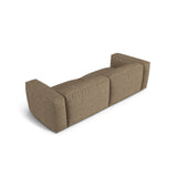 Martina 3-Sitzer Sofa, Sitztiefe 76 cm, aus Boucle in Cappuccino (Monet Cappucino), 240x106 cm von Micadoni – Bild 4