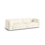 Martina 3-Sitzer Sofa, Sitztiefe 76 cm, aus Boucle in Elfenbein (Monet Nata), 240x106 cm von Micadoni – Bild 3