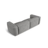 Martina 3-Sitzer Sofa, Sitztiefe 76 cm, aus Boucle in Graphit (Monet Graphite), 240x106 cm von Micadoni – Bild 4