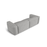 Martina 3-Sitzer Sofa, Sitztiefe 76 cm, aus Boucle in Silber (Monet Silver), 240x106 cm von Micadoni – Bild 4