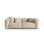 Martina 3-Sitzer Sofa, Sitztiefe 76 cm, aus Samt, Cord, Boucle oder Strukturstoff, 240x106 cm von Micadoni – Bild 1