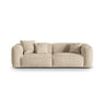 Martina 3-Sitzer Sofa, Sitztiefe 76 cm, aus Samt, Cord, Boucle oder Strukturstoff, 240x106 cm von Micadoni – Bild 1