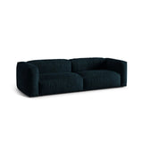 Martina 3-Sitzer Sofa, Sitztiefe 76 cm, aus Samt in Deep Petrol (Vogue 13), 240x106 cm von Micadoni – Bild 3