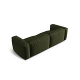 Martina 3-Sitzer Sofa, Sitztiefe 76 cm, aus Strukturierter Stoff in Grün (Boston Forest), 240x106 cm von Micadoni – Bild 4