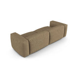 Martina 3-Sitzer Sofa, Sitztiefe 90 cm, aus Boucle in Cappuccino (Monet Cappucino), 240x120 cm von Micadoni – Bild 4
