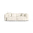 Martina 3-Sitzer Sofa, Sitztiefe 90 cm, aus Boucle in Elfenbein (Monet Nata), 240x120 cm von Micadoni – Bild 1