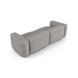Martina 3-Sitzer Sofa, Sitztiefe 90 cm, aus Boucle in Graphit (Monet Graphite), 240x120 cm von Micadoni – Bild 4