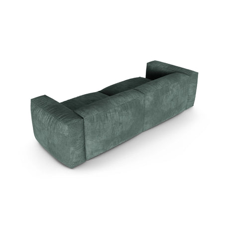 Martina 3-Sitzer Sofa, Sitztiefe 90 cm, aus Samt in Petrol (Vogue 12), 240x120 cm von Micadoni – Bild 4