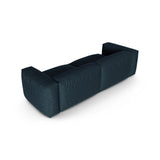 Martina 3-Sitzer Sofa, Sitztiefe 90 cm, aus Strukturierter Stoff in Blau Jeans (Boston Ocean), 240x120 cm von Micadoni – Bild 4