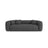 Martina 3-Sitzer Sofa mit Schlaffunktion, ausklappbar, aus Boucle in Anthrazit (Monet Anthracite), 264x106 cm von Micadoni – Bild 1