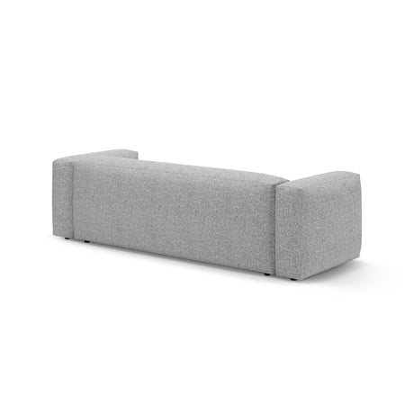 Martina 3-Sitzer Sofa mit Schlaffunktion, ausklappbar, aus Boucle in Silber (Monet Silver), 264x106 cm von Micadoni – Bild 9