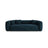 Martina 3-Sitzer Sofa mit Schlaffunktion, ausklappbar, aus Samt in Tiefes Petrol (Vogue 13), 264x106 cm von Micadoni – Bild 1