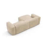 Martina 4-Sitzer Ecksofa mit Schlaffunktion, Linke Seite, aus Samt, Boucle oder Strukturstoff, 280x170 cm von Micadoni – Bild 9