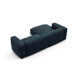 Martina 4-Sitzer Ecksofa mit Schlaffunktion, Linke Seite, aus Strukturierter Stoff in Blau Jeans (Boston Ocean), 280x170 cm von Micadoni – Bild 8