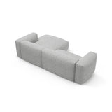 Martina 4-Sitzer Ecksofa mit Schlaffunktion, Rechte Seite, aus Boucle in Silber (Monet Silver), 280x170 cm von Micadoni – Bild 9
