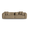Martina 4-Sitzer Sofa, Sitztiefe 76 cm, aus Boucle in Cappuccino (Monet Cappucino), 320x106 cm von Micadoni – Bild 1