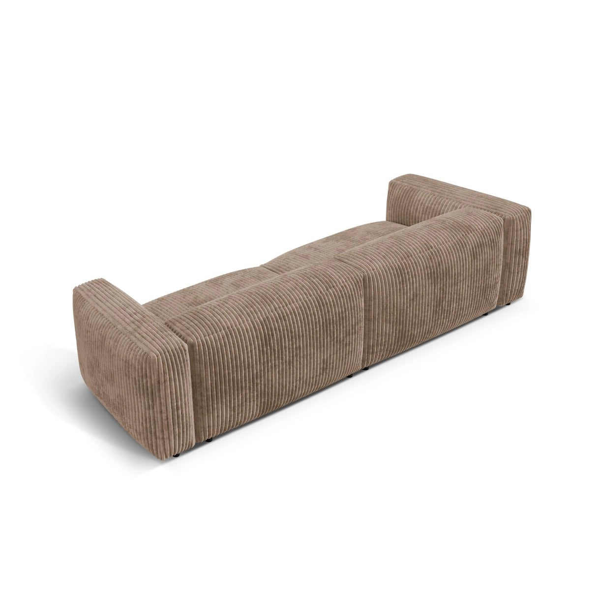 Martina 4-Sitzer Sofa, Sitztiefe 76 cm, aus Cord in Acorn (Tilia 17), 320x106 cm von Micadoni – Bild 4