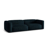 Martina 4-Sitzer Sofa, Sitztiefe 76 cm, aus Samt in Deep Petrol (Vogue 13), 320x106 cm von Micadoni – Bild 3