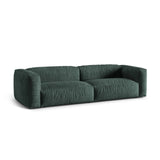 Martina 4-Sitzer Sofa, Sitztiefe 76 cm, aus Samt in Petrol (Vogue 12), 320x106 cm von Micadoni – Bild 3