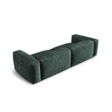 Martina 4-Sitzer Sofa, Sitztiefe 76 cm, aus Samt in Petrol (Vogue 12), 320x106 cm von Micadoni – Bild 4