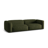 Martina 4-Sitzer Sofa, Sitztiefe 76 cm, aus Strukturierter Stoff in Grün (Boston Forest), 320x106 cm von Micadoni – Bild 3