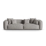 Martina 4-Sitzer Sofa, Sitztiefe 76 cm, aus Strukturierter Stoff in Hellgrau (Boston Light Grey), 320x106 cm von Micadoni – Bild 1