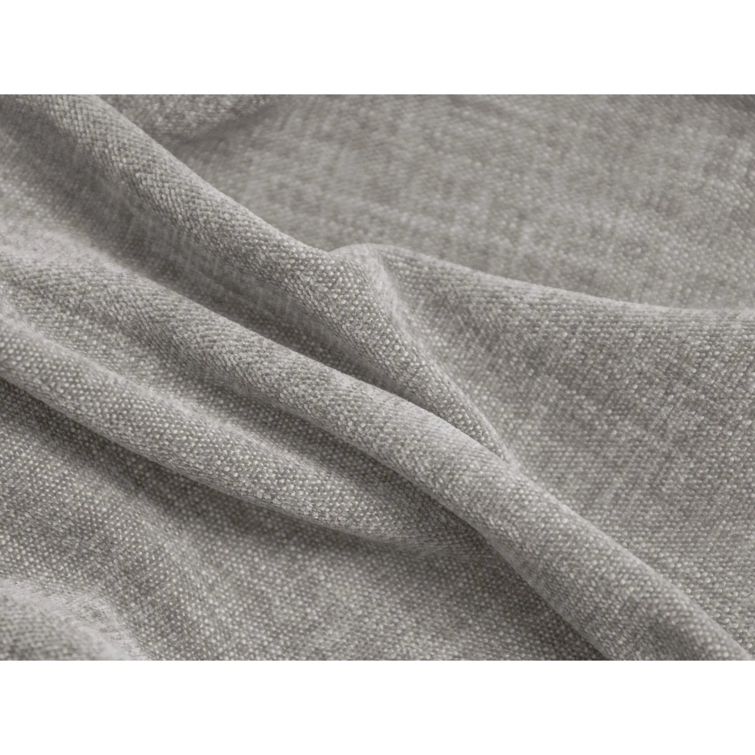 Martina 4-Sitzer Sofa, Sitztiefe 76 cm, aus Strukturierter Stoff in Hellgrau (Boston Light Grey), 320x106 cm von Micadoni – Bild 5