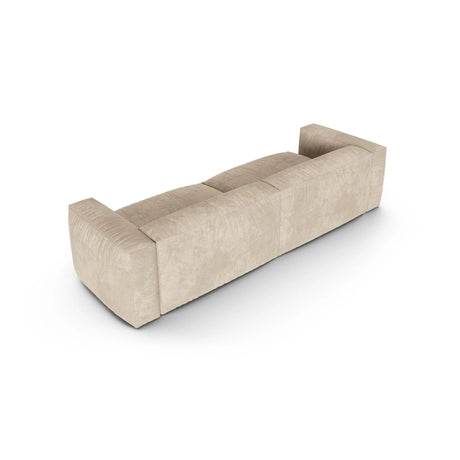 Martina 4-Sitzer Sofa, Sitztiefe 90 cm, aus Samt, Cord, Boucle oder Strukturstoff, 320x120 cm von Micadoni – Bild 4