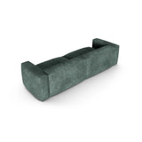 Martina 4-Sitzer Sofa, Sitztiefe 90 cm, aus Samt in Petrol (Vogue 12), 320x120 cm von Micadoni – Bild 4