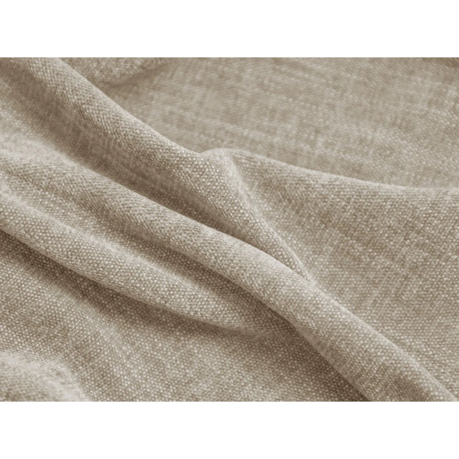 Martina Modulares Panoramasofa, Linke Seite, Sitztiefe 90 cm, aus Strukturierter Stoff in Leichtes Beige (Boston Toffee), 420x330 cm von Micadoni – Bild 6