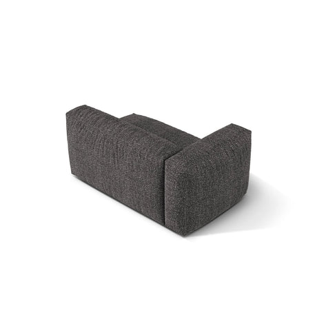 Martina Modulares Sofa Sitzelement, Linke Seite, Sitztiefe 76 cm, aus Boucle in Anthrazit (Monet Anthracite), 160x106 cm von Micadoni – Bild 4