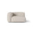 Martina Modulares Sofa Sitzelement, Linke Seite, Sitztiefe 76 cm, aus Boucle in Beige (Monet Sand), 120x106 cm von Micadoni – Bild 1