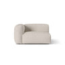 Martina Modulares Sofa Sitzelement, Linke Seite, Sitztiefe 76 cm, aus Boucle in Beige (Monet Sand), 120x106 cm von Micadoni – Bild 1