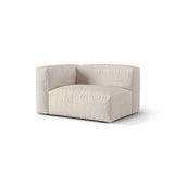 Martina Modulares Sofa Sitzelement, Linke Seite, Sitztiefe 76 cm, aus Boucle in Beige (Monet Sand), 120x106 cm von Micadoni – Bild 3