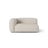 Martina Modulares Sofa Sitzelement, Linke Seite, Sitztiefe 76 cm, aus Boucle in Beige (Monet Sand), 160x106 cm von Micadoni – Bild 1
