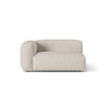Martina Modulares Sofa Sitzelement, Linke Seite, Sitztiefe 76 cm, aus Boucle in Beige (Monet Sand), 160x106 cm von Micadoni – Bild 1