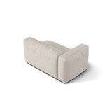 Martina Modulares Sofa Sitzelement, Linke Seite, Sitztiefe 76 cm, aus Boucle in Beige (Monet Sand), 160x106 cm von Micadoni – Bild 4