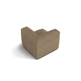 Martina Modulares Sofa Sitzelement, Linke Seite, Sitztiefe 76 cm, aus Boucle in Cappuccino (Monet Cappucino), 106x106 cm von Micadoni – Bild 4