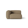 Martina Modulares Sofa Sitzelement, Linke Seite, Sitztiefe 76 cm, aus Boucle in Cappuccino (Monet Cappucino), 120x106 cm von Micadoni – Bild 1