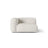 Martina Modulares Sofa Sitzelement, Linke Seite, Sitztiefe 76 cm, aus Boucle in Grau Beige meliert (Monet Pearl), 120x106 cm von Micadoni – Bild 1