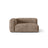 Martina Modulares Sofa Sitzelement, Linke Seite, Sitztiefe 76 cm, aus Cord in Acorn (Tilia 17), 160x106 cm von Micadoni – Bild 1