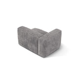 Martina Modulares Sofa Sitzelement, Linke Seite, Sitztiefe 76 cm, aus Cord in Hellgrau (Tilia 86), 120x106 cm von Micadoni – Bild 4