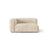 Martina Modulares Sofa Sitzelement, Linke Seite, Sitztiefe 76 cm, aus Cord in Leichtes Beige (Tilia 03), 160x106 cm von Micadoni – Bild 1