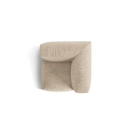Martina Modulares Sofa Sitzelement, Linke Seite, Sitztiefe 76 cm, aus Samt, Cord, Boucle oder Strukturstoff, 106x106 cm von Micadoni – Bild 5