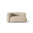 Martina Modulares Sofa Sitzelement, Linke Seite, Sitztiefe 76 cm, aus Samt, Cord, Boucle oder Strukturstoff, 160x106 cm von Micadoni – Bild 1