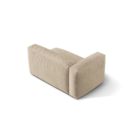 Martina Modulares Sofa Sitzelement, Linke Seite, Sitztiefe 76 cm, aus Samt, Cord, Boucle oder Strukturstoff, 160x106 cm von Micadoni – Bild 4