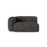 Martina Modulares Sofa Sitzelement, Linke Seite, Sitztiefe 90 cm, aus Boucle in Anthrazit (Monet Anthracite), 160x120 cm von Micadoni – Bild 1