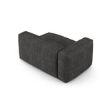 Martina Modulares Sofa Sitzelement, Linke Seite, Sitztiefe 90 cm, aus Boucle in Anthrazit (Monet Anthracite), 160x120 cm von Micadoni – Bild 4
